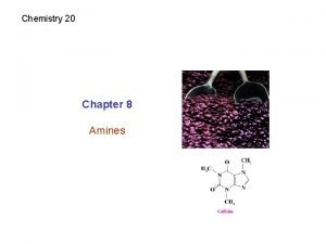 Physical properties of amines