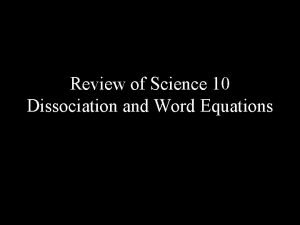 Write a balanced chemical equation