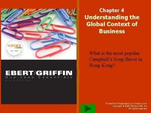 Understanding the global context of business