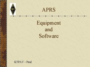 Aprs software windows