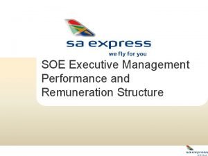 SOE Executive Management Performance and Remuneration Structure SA