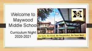 Maywood middle school staff