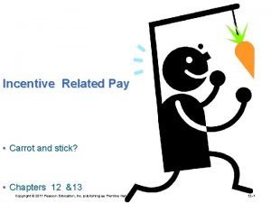 Incentive Related Pay Carrot and stick Chapters 12