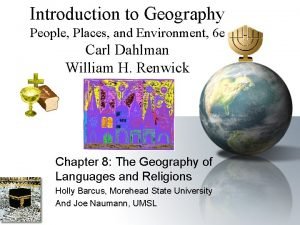 Introduction to Geography People Places and Environment 6