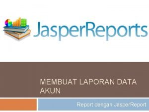 Jasper report parameter