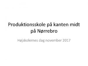 Værksteds organisering