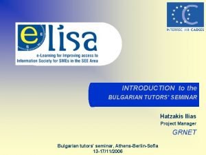Bulgarian tutors