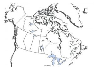 Label Pacific Ocean Atlantic Ocean Canadian Shield Hudson