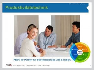 Productivity Engineering Europe Produktivittstechnik PEEC Ihr Partner fr