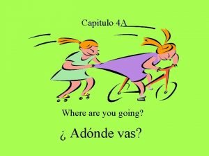 Capitulo 4 A Where are you going Adnde