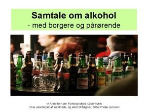 Alkoholrådgivning københavn