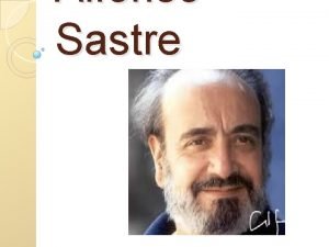 Alfonso Sastre ndice Biografa Obras Bibliografa y webgrafia
