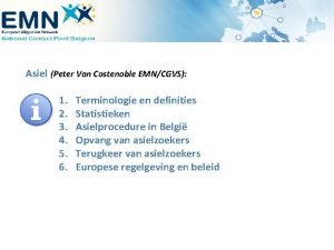 Asiel Peter Van Costenoble EMNCGVS 1 2 3