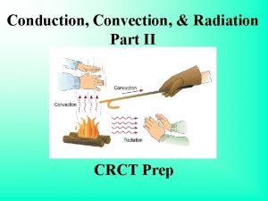 Conduction Convection Radiation Part II CRCT Prep Burts