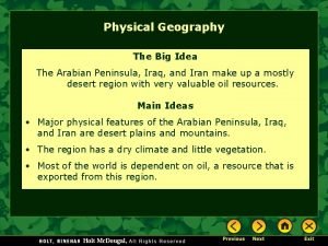 Arabian peninsula landforms