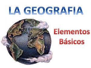Geografia etimologia