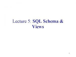 Types of views in sql