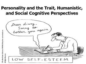 Personality and the Trait Humanistic and Social Cognitive