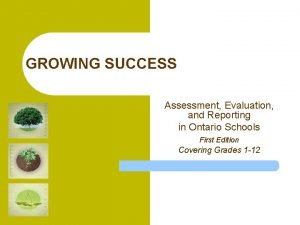 Growing success document