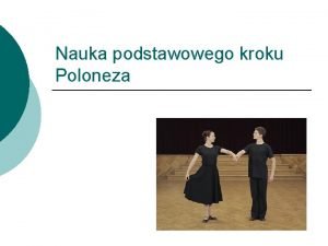 Polonez taniec opis