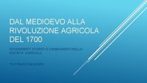 Rivoluzione agricola 1700