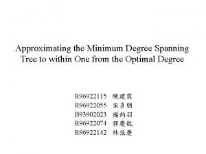 Approximating the Minimum Degree Spanning Tree to within