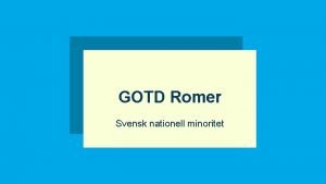 Gotd romer