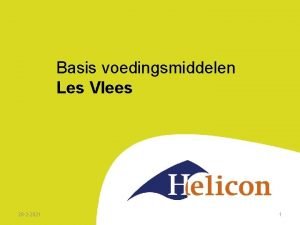 Basis voedingsmiddelen Les Vlees 28 2 2021 1