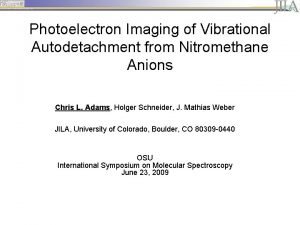 Photoelectron Imaging of Vibrational Autodetachment from Nitromethane Anions