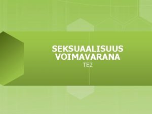 Seksuaalisuus voimavarana