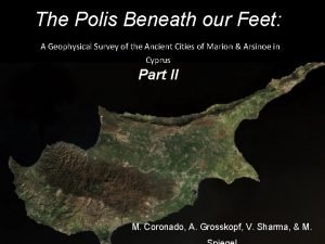 The Polis Beneath our Feet A Geophysical Survey