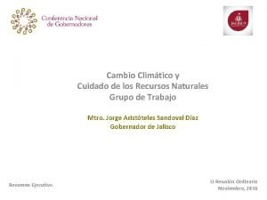 Cambio Climtico y Cuidado de los Recursos Naturales