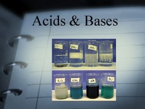 Difference between bases and acids