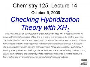 Chemistry 125 Lecture 14 October 5 2009 Checking