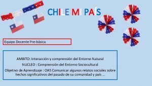 CHILE MI PAS Equipo Docente Prebsica AMBITO Interaccin