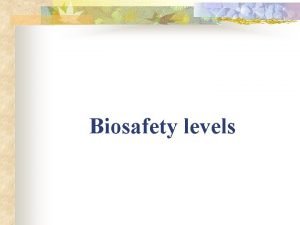 Biosafety level 3 examples