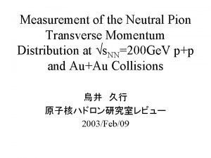Measurement of the Neutral Pion Transverse Momentum Distribution
