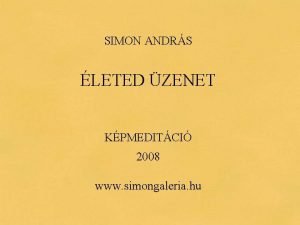 SIMON ANDRS LETED ZENET KPMEDITCI 2008 www simongaleria