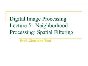 Digital image processing Digital image processing