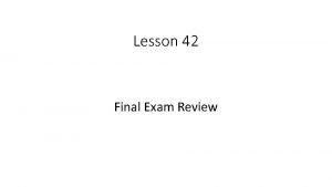 42 final exam