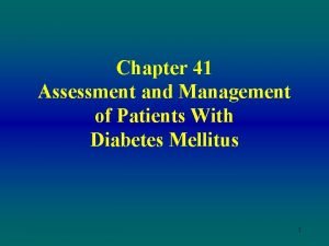 Chapter 41 Assessment and Management of Patients With