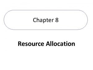 Resource allocation vs resource leveling