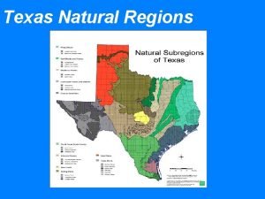 Texas natural regions