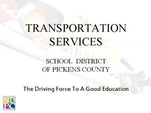 Pickens county bus transportation