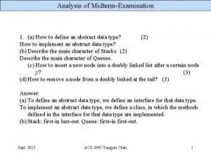 Acs algorithm Acs algorithm