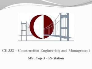 Construction engineering and management