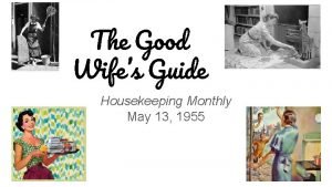 Housekeeping monthly may 13 1955