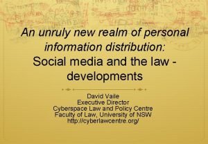 An unruly new realm of personal information distribution