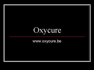 Www.oxycure.be