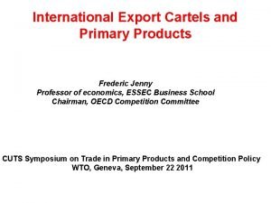 Export cartel